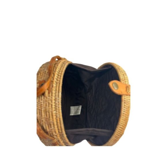 Crown Vintage-Round Box Crossbody Bag - Picture 5 of 5